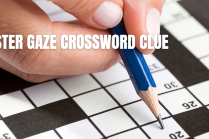 sinister gaze crossword clue