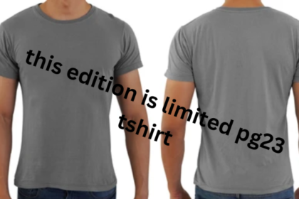 this edition is limited pg23 tshirt