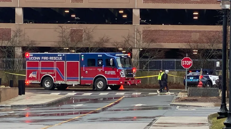 uconn student dies parking garage